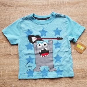 2011 nwt Crazy 8 12-18 months monster with guitar tee adorable
